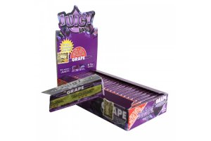 Juicy Jay´s ochucené papírky Grape, box 24ks